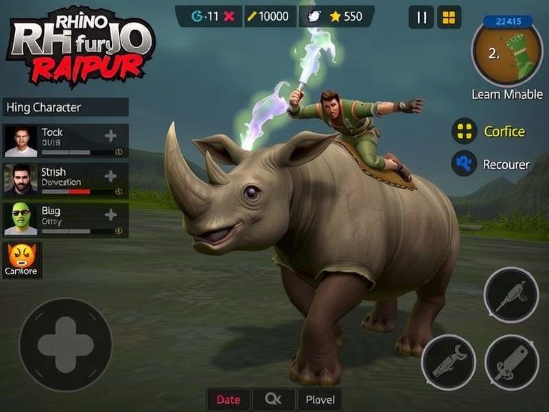 Rhino Fury Raipur Gameplay Screenshot